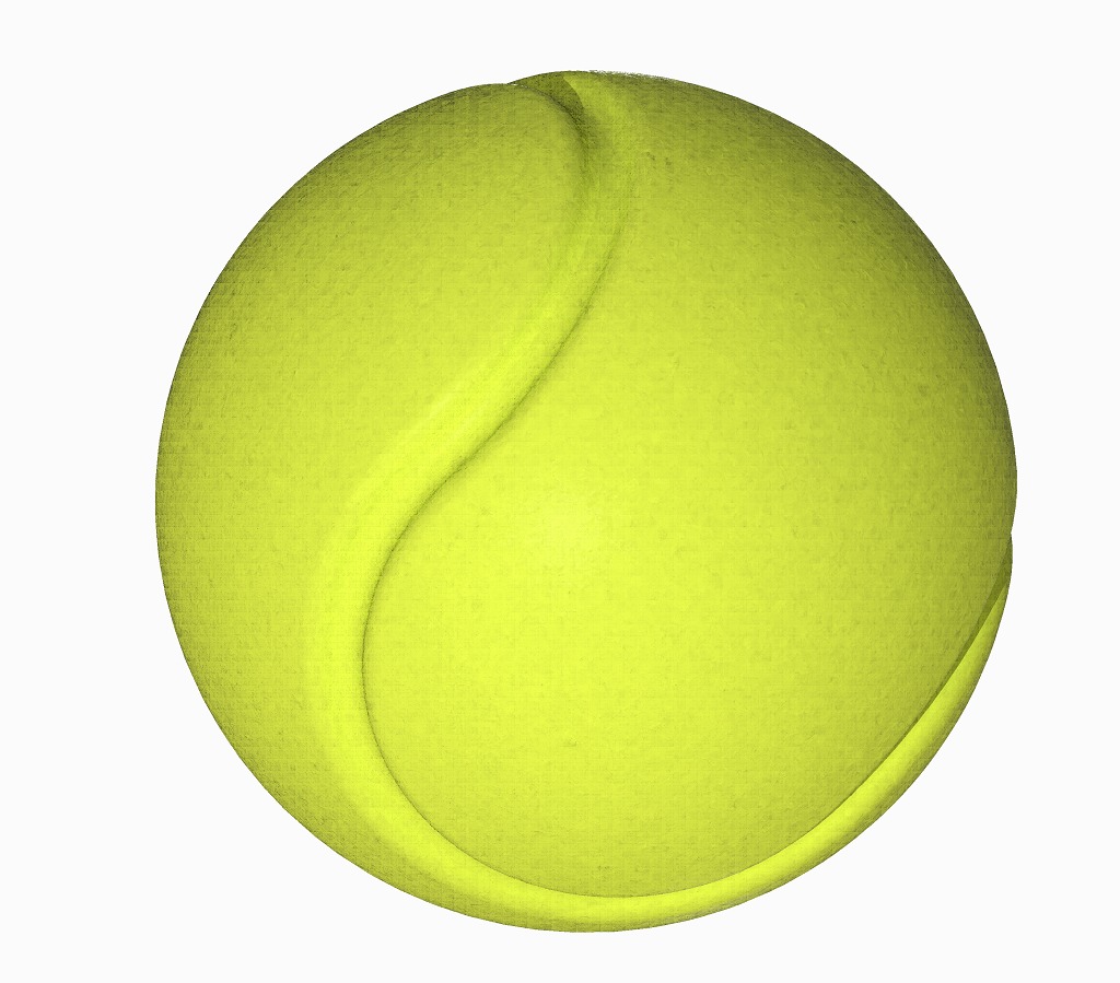 Sports Tennis Ball 3D print model_2