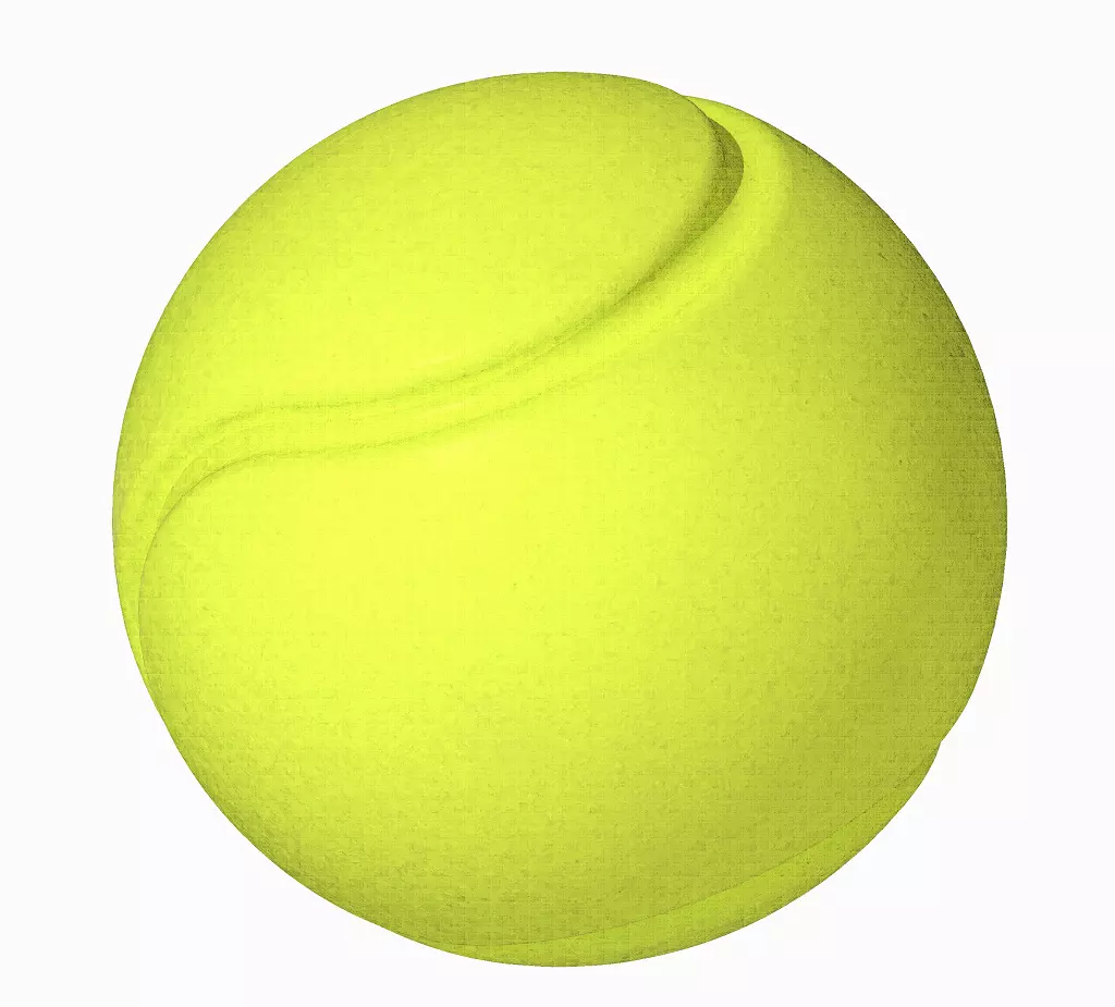 Sports Tennis Ball 3D print model_0