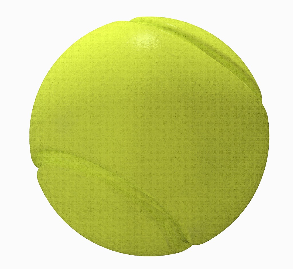 Sports Tennis Ball 3D print model_1