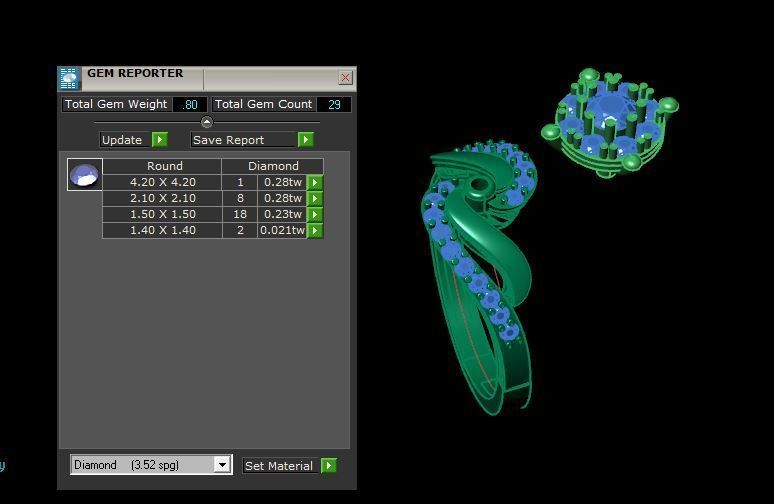 Bridal ring ready to print 3D print model_15