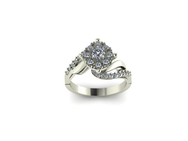 Bridal ring ready to print 3D print model_4