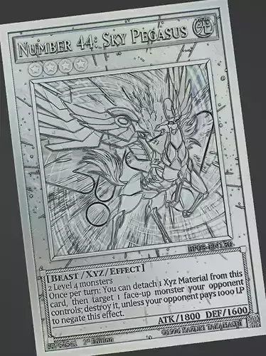 Number 44 Sky Pegasus - yu-gi-oh