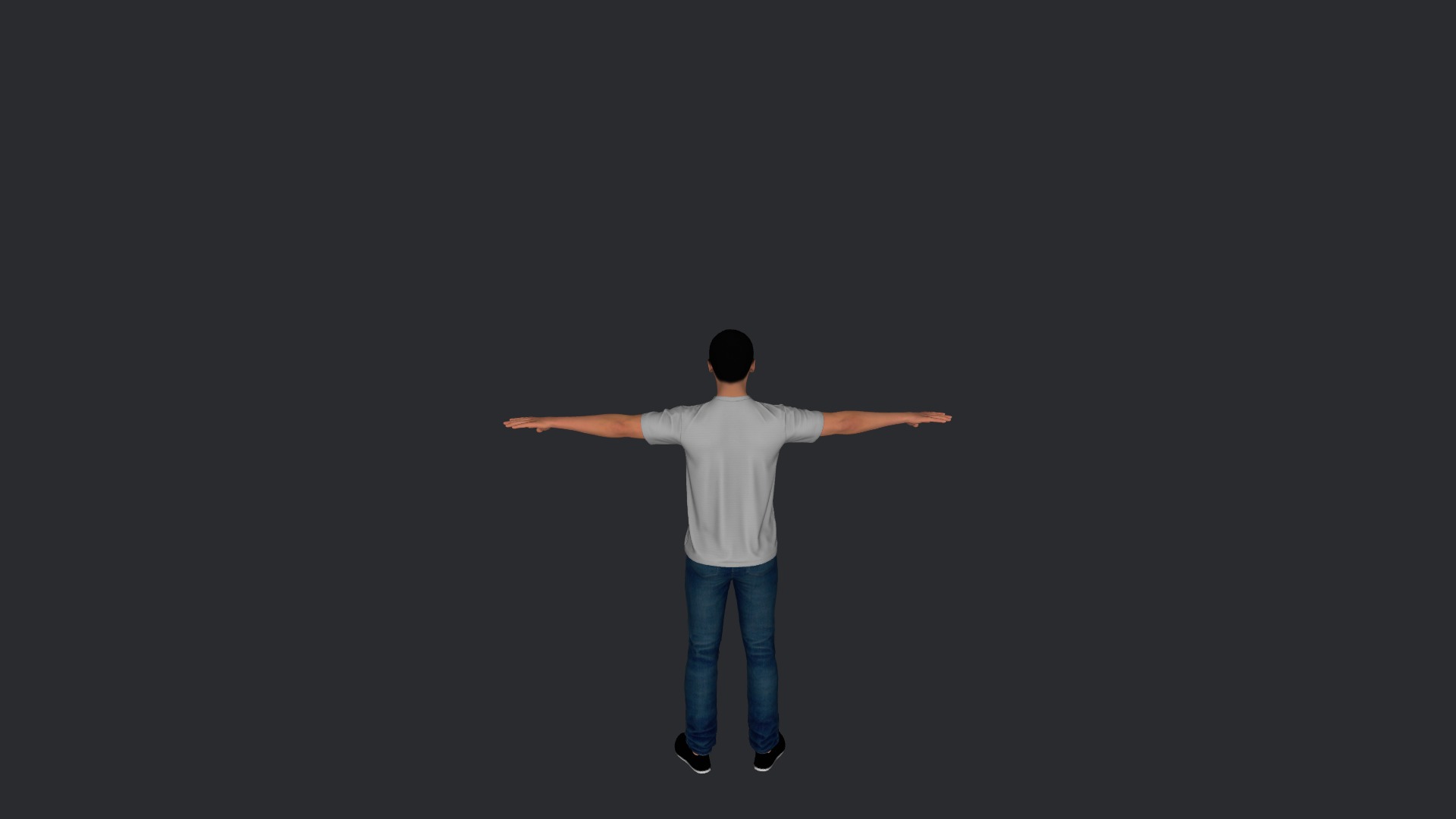 Anthony Mackie Hyper Realistic Full Body Fully Rigged Character Low-poly 3D model_13