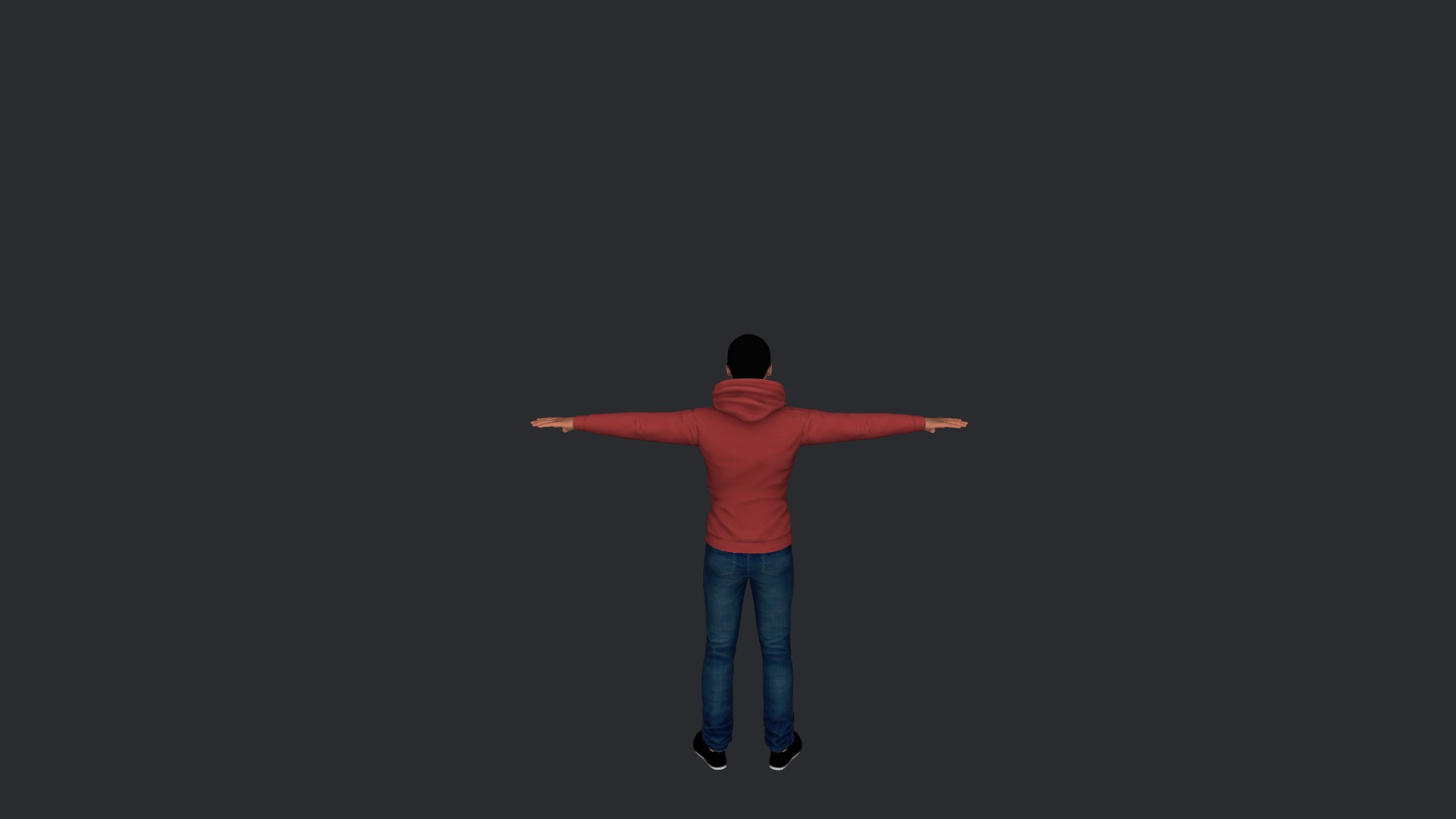 Anthony Mackie Hyper Realistic Full Body Fully Rigged Character Low-poly 3D model_22