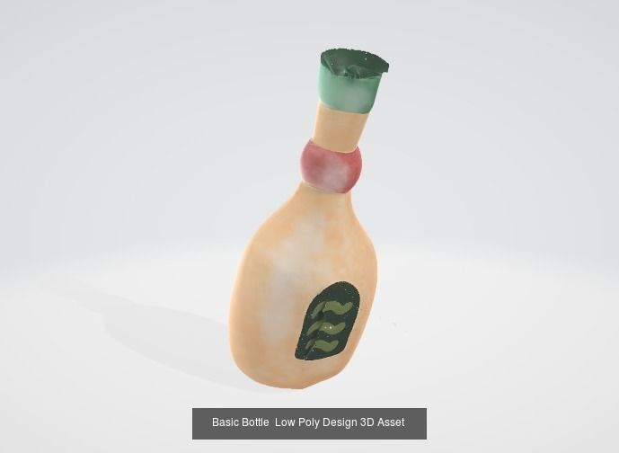 drinks and food asset pack 18 in 1 3D Model Collection_16