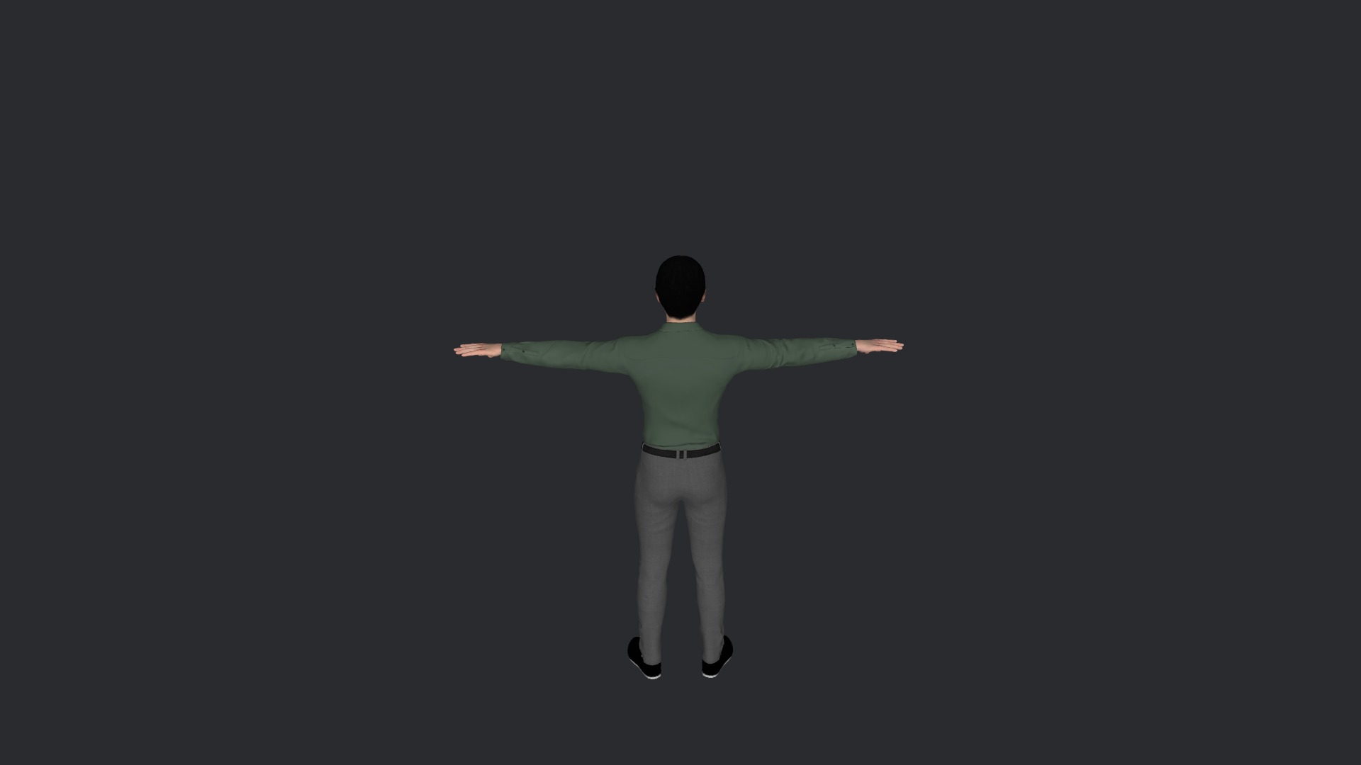 Antonio Banderas Hyper Realistic Ful Body Fully Rigged Character Low-poly 3D model_8