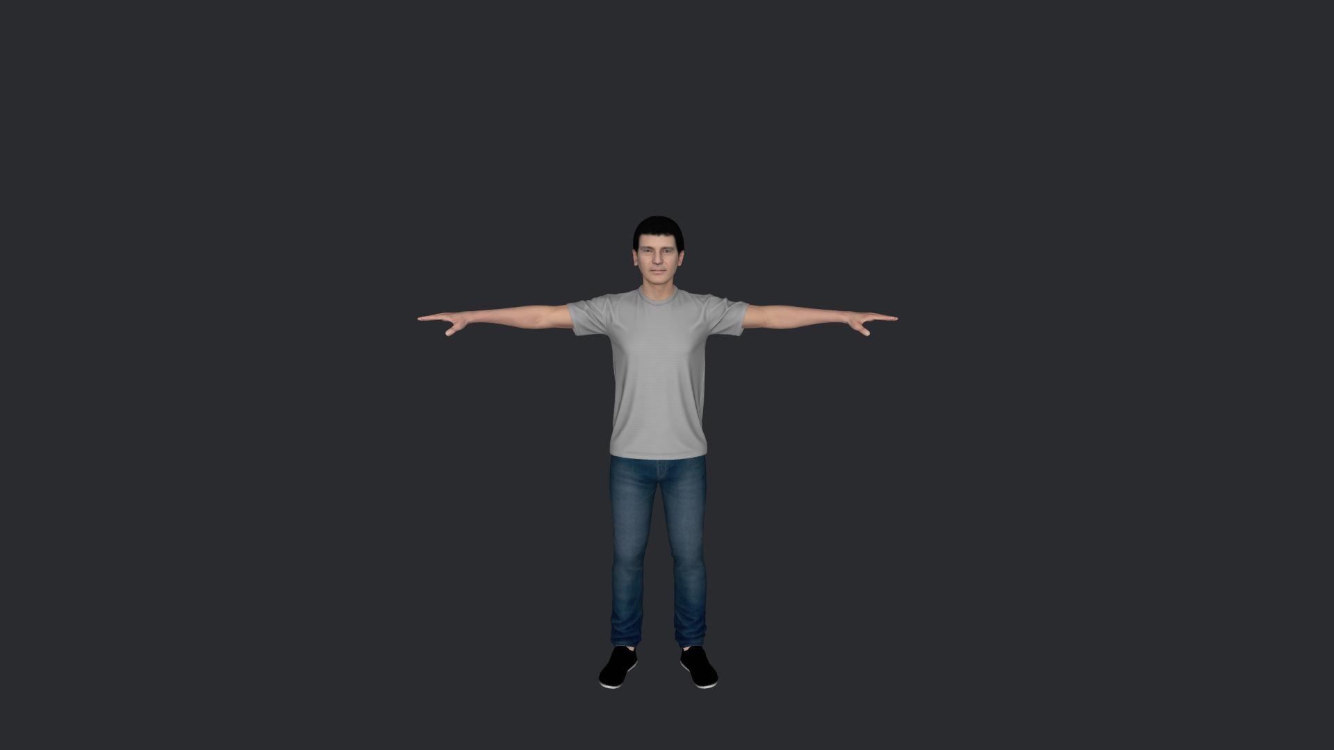 Antonio Banderas Hyper Realistic Ful Body Fully Rigged Character Low-poly 3D model_24