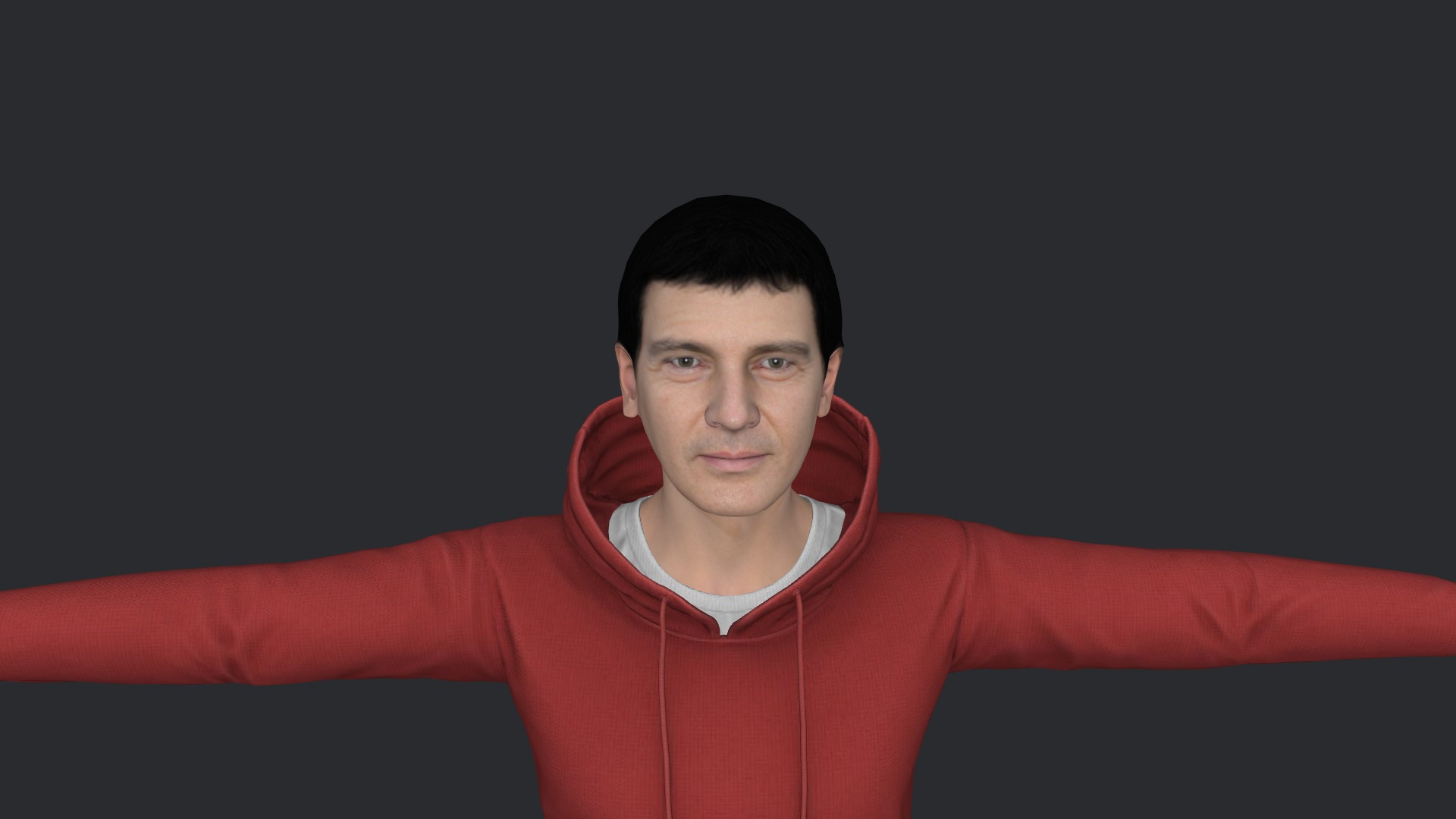 Antonio Banderas Hyper Realistic Ful Body Fully Rigged Character Low-poly 3D model_28