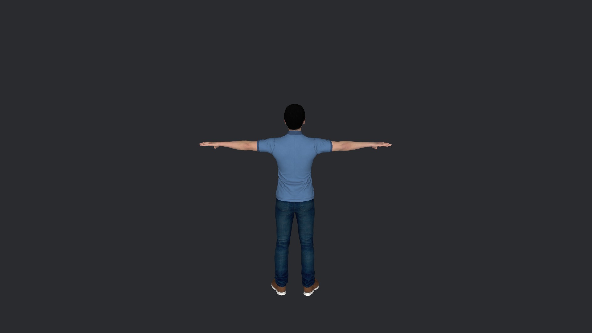 Antonio Banderas Hyper Realistic Ful Body Fully Rigged Character Low-poly 3D model_21