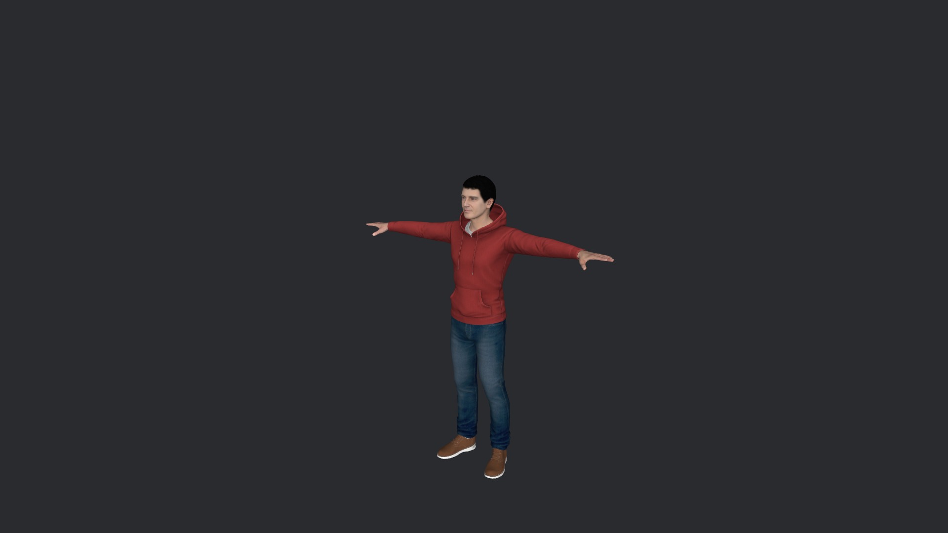 Antonio Banderas Hyper Realistic Ful Body Fully Rigged Character Low-poly 3D model_27