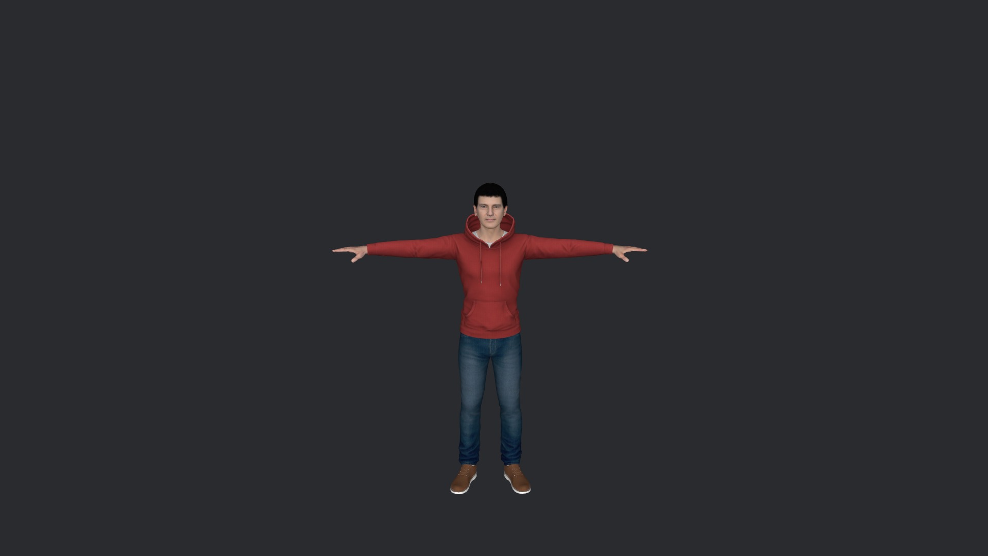 Antonio Banderas Hyper Realistic Ful Body Fully Rigged Character Low-poly 3D model_19