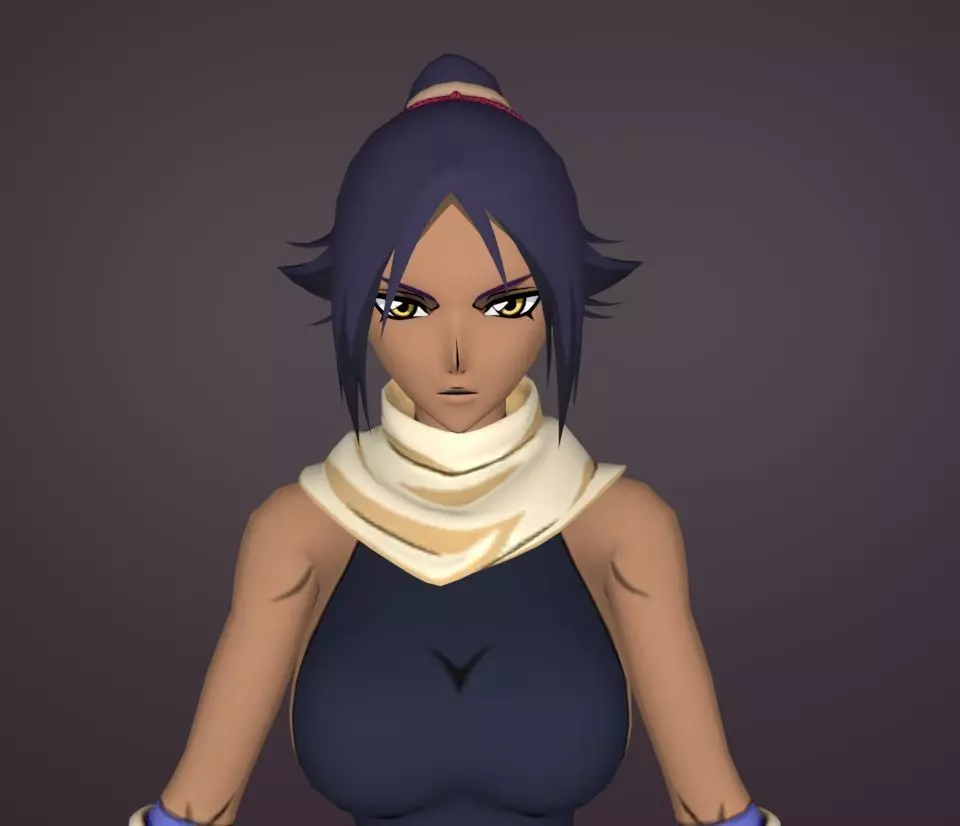 yoruichi 3D model_0