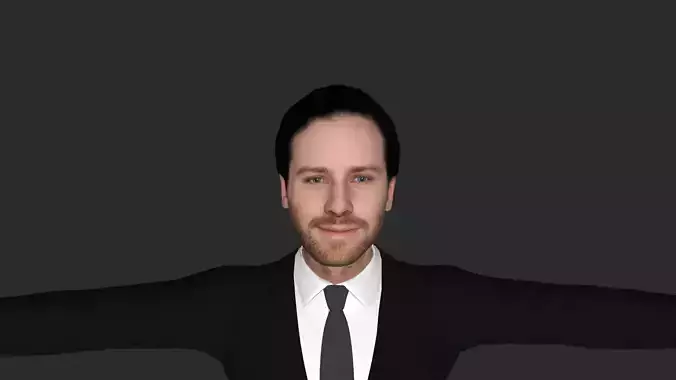 Armie hammer Hyper Realistic Full Body Fully Rigged Character
