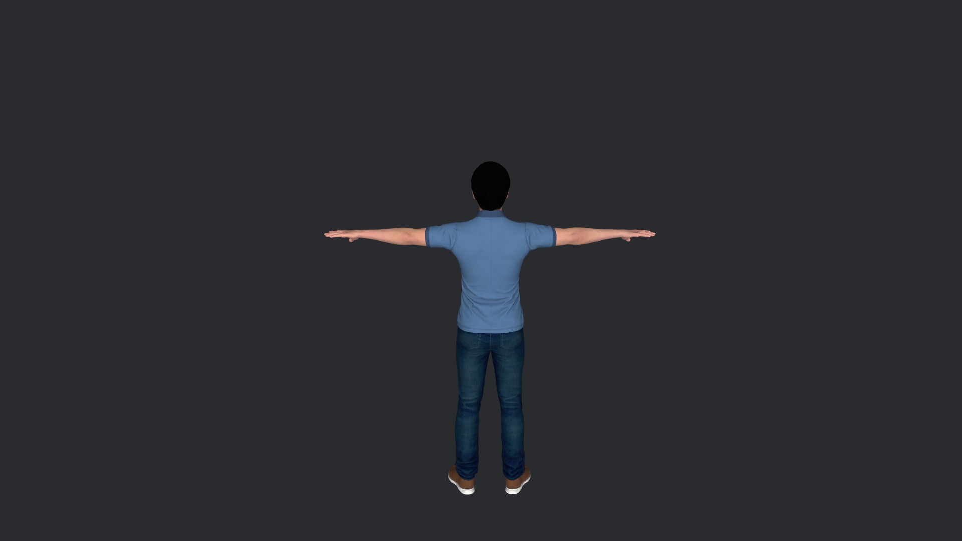 Armie hammer Hyper Realistic Full Body Fully Rigged Character Low-poly 3D model_26