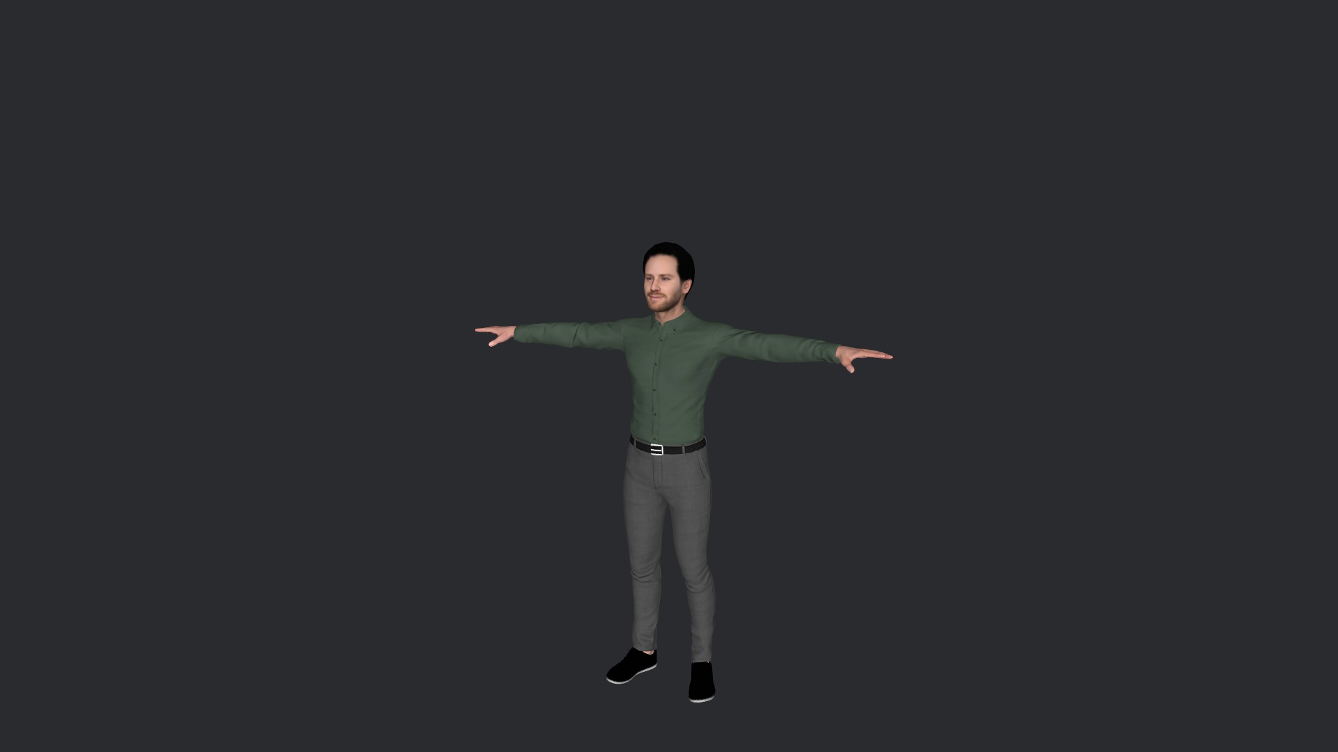 Armie hammer Hyper Realistic Full Body Fully Rigged Character Low-poly 3D model_8