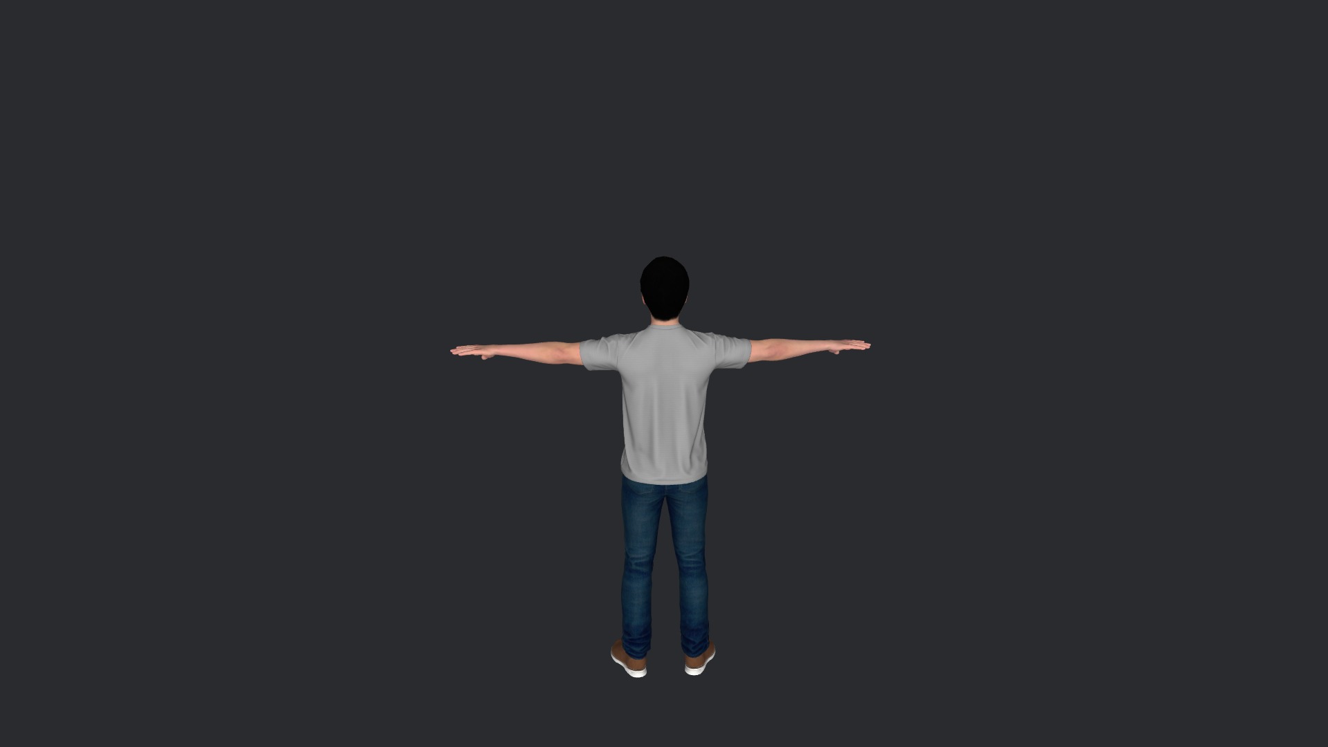 Armie hammer Hyper Realistic Full Body Fully Rigged Character Low-poly 3D model_27