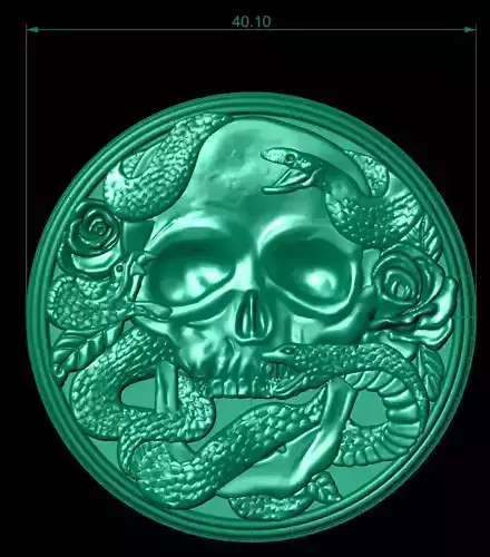 Rose Brooch 3D print model Rose Brooch 3D print model