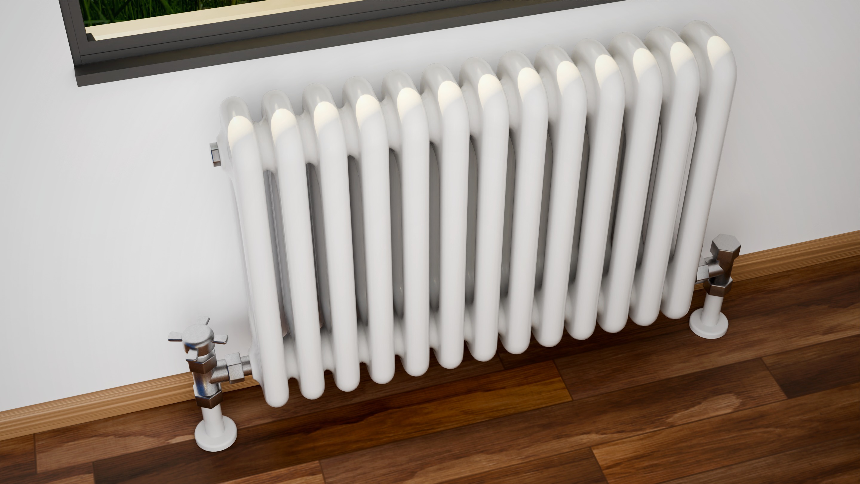 Low-poly Radiator Heater Low-poly 3D model_1