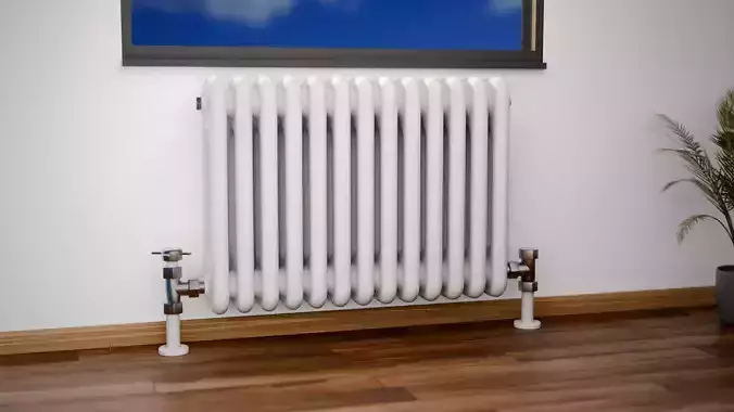 Low-poly Radiator Heater