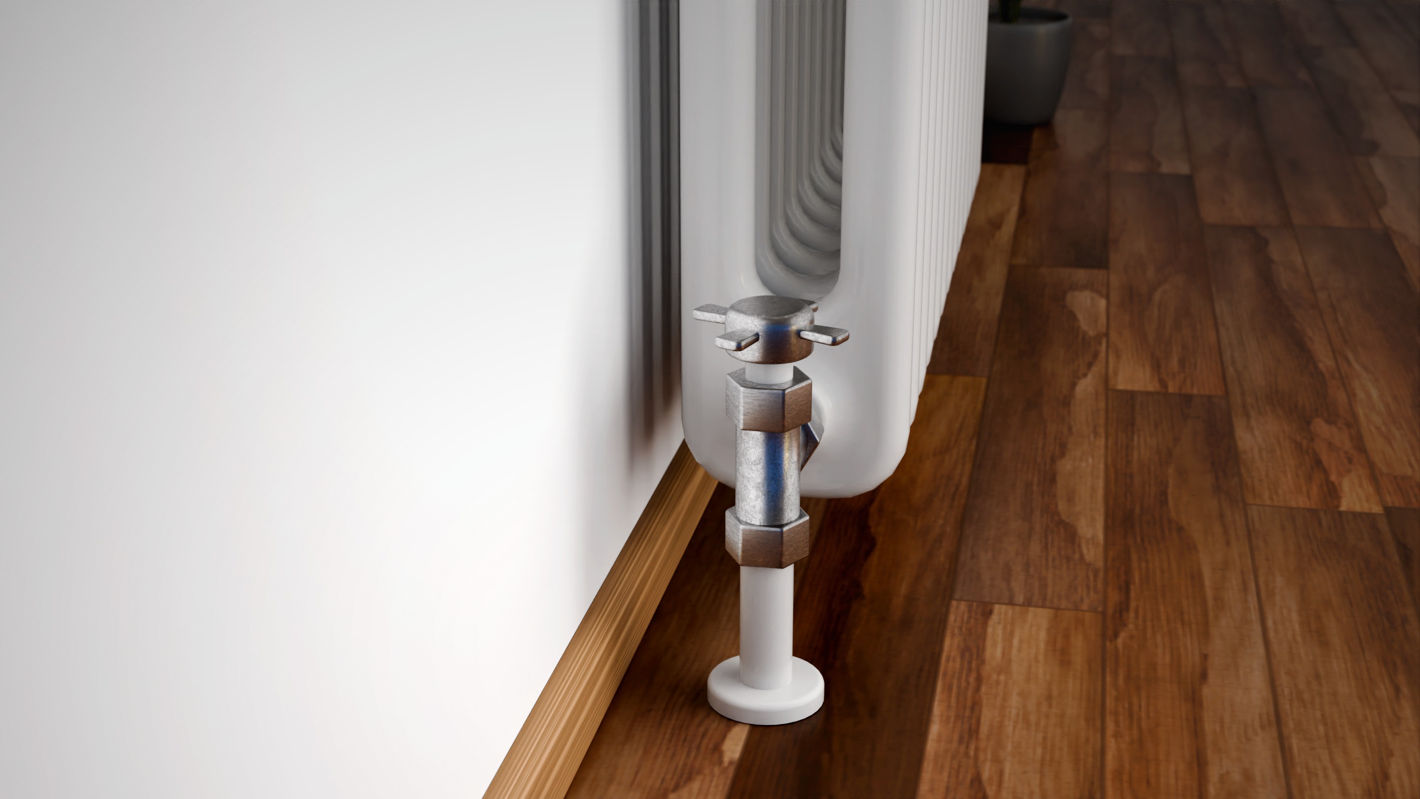 Low-poly Radiator Heater Low-poly 3D model_3