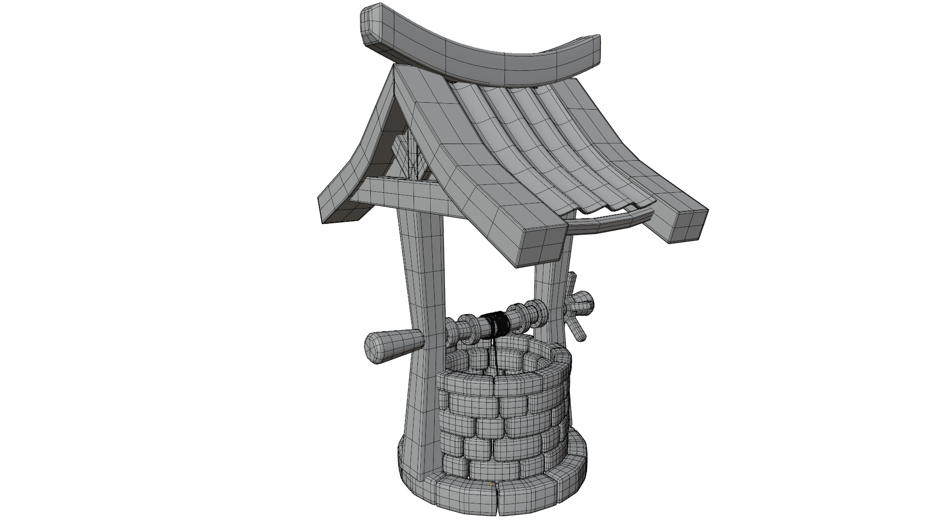 Water Well 3D model_8