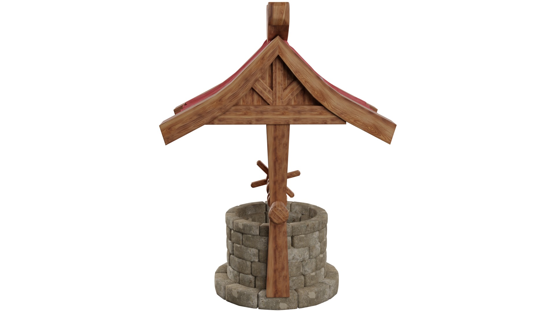 Water Well 3D model_7