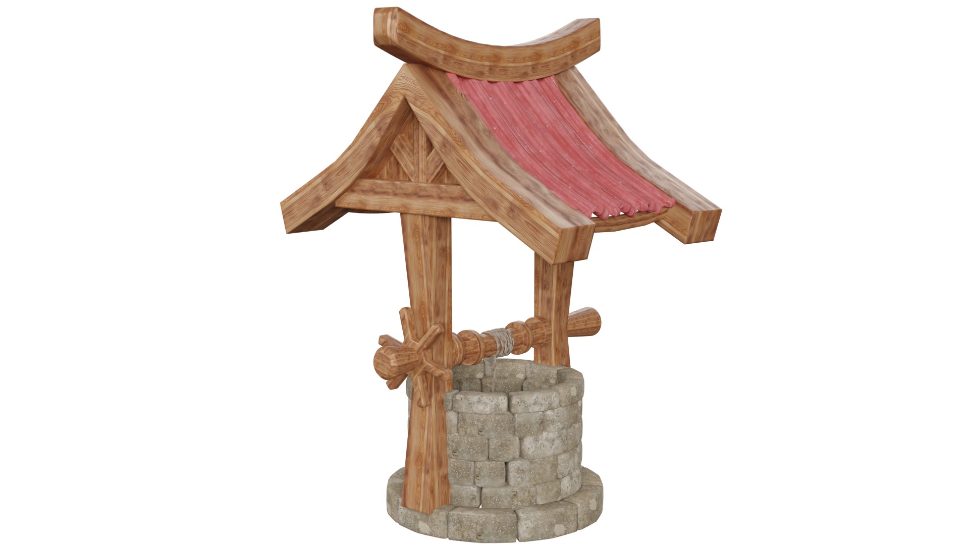 Water Well 3D model_4