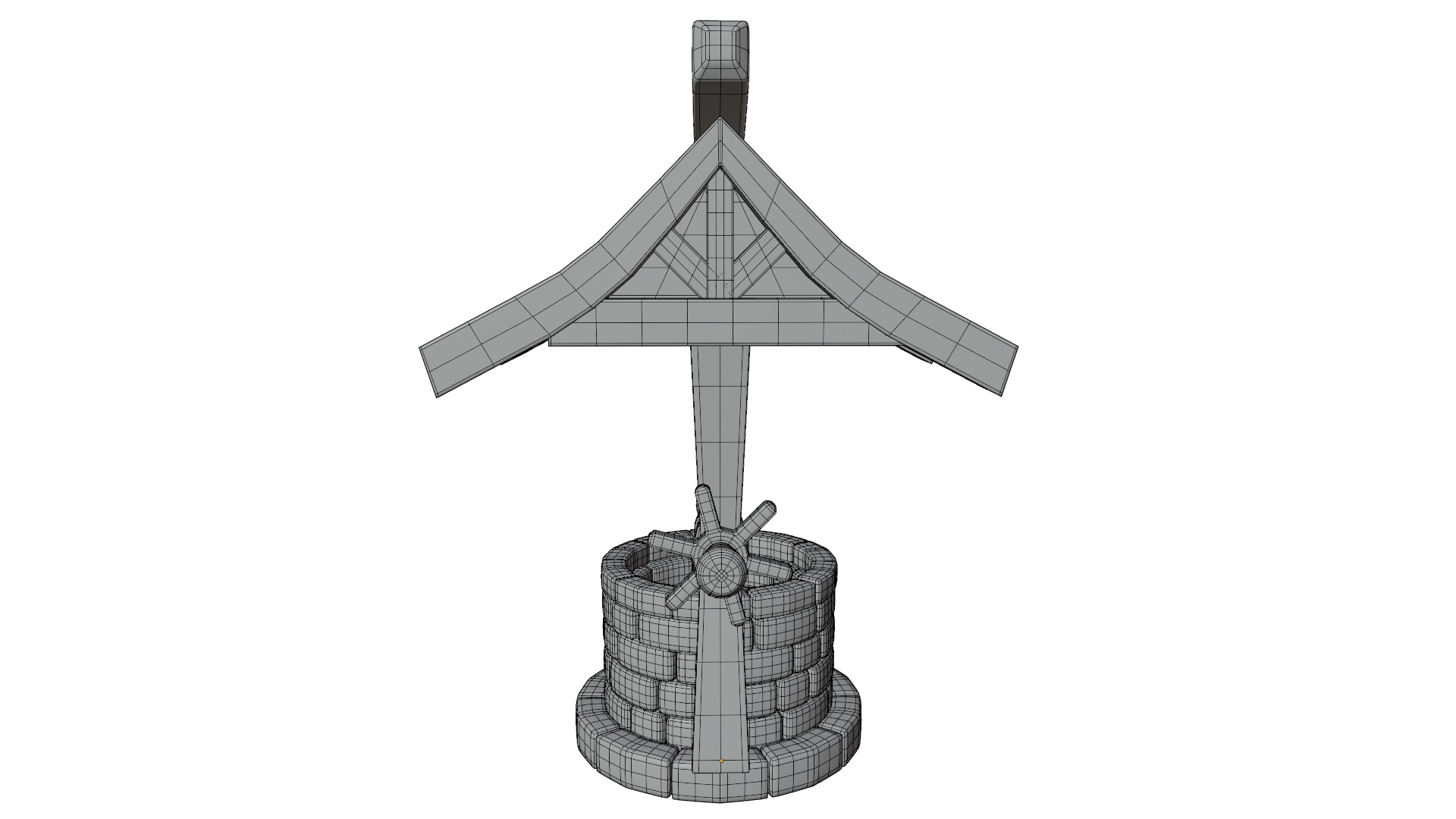 Water Well 3D model_11