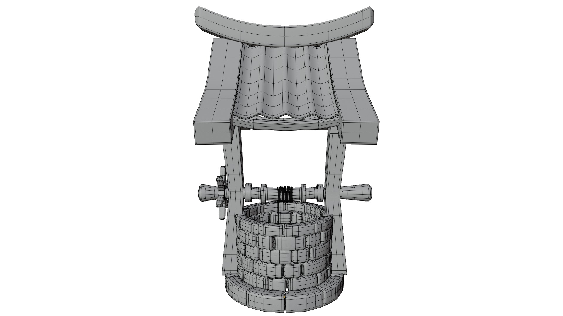 Water Well 3D model_13