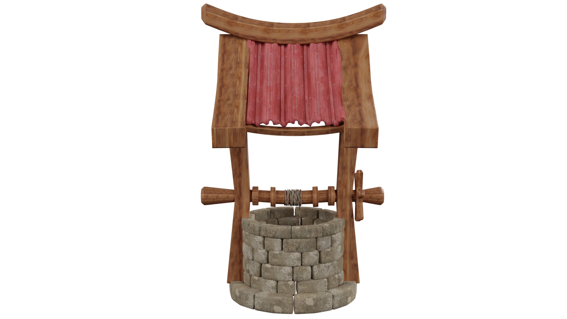 Water Well 3D model_1