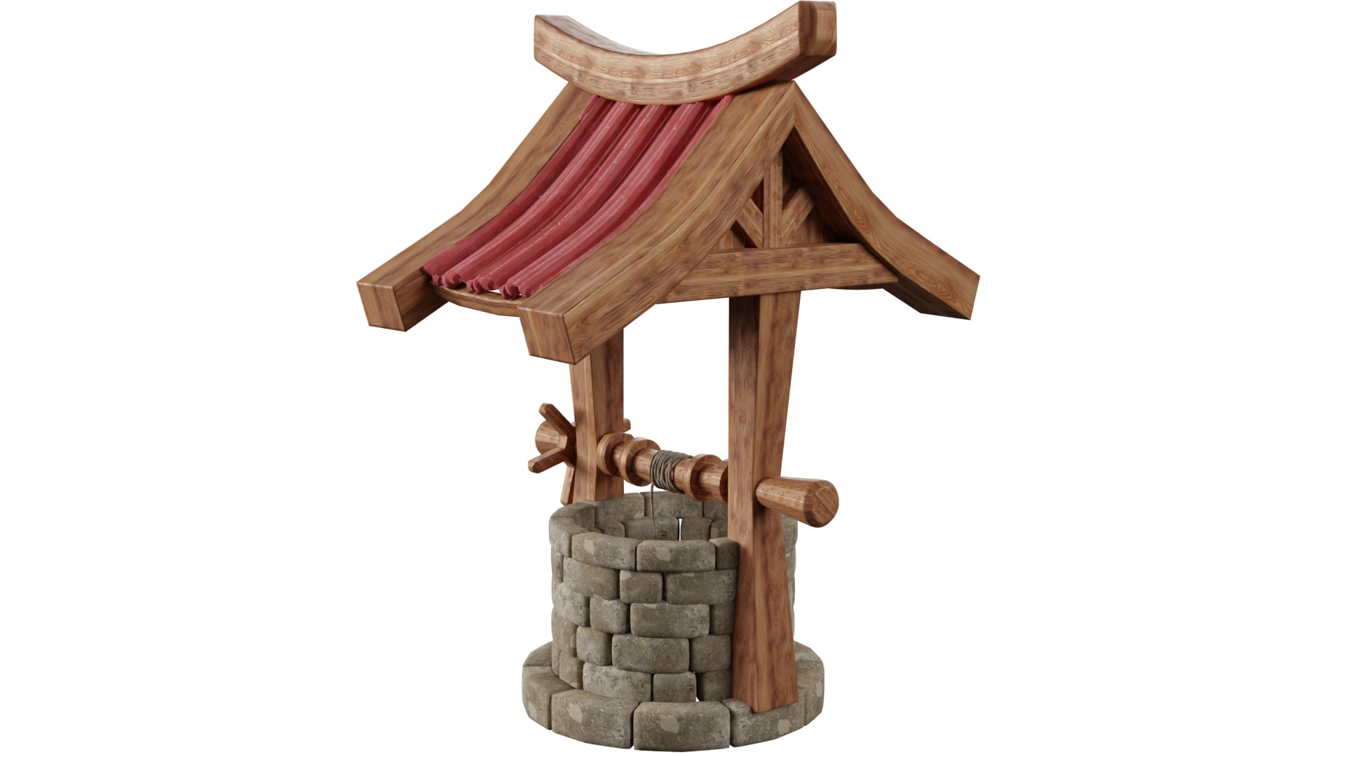Water Well 3D model_6