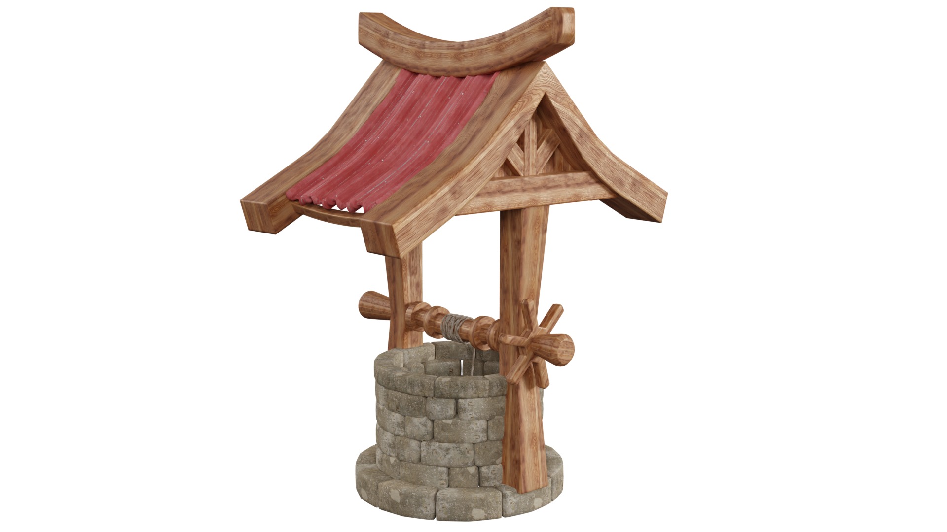 Water Well 3D model_2