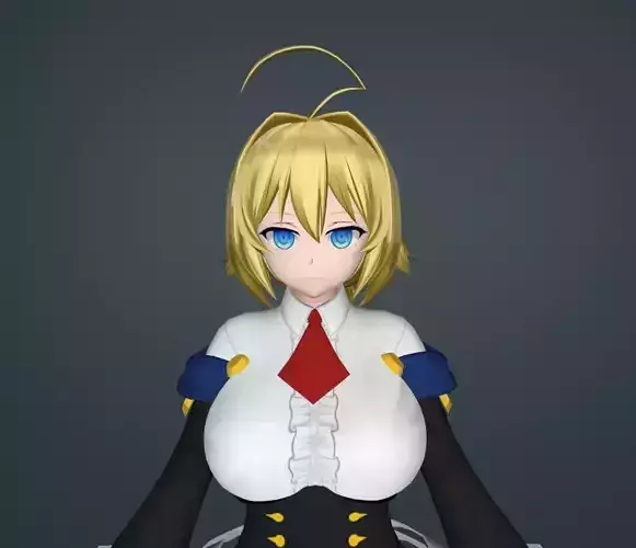 es girl 3D model