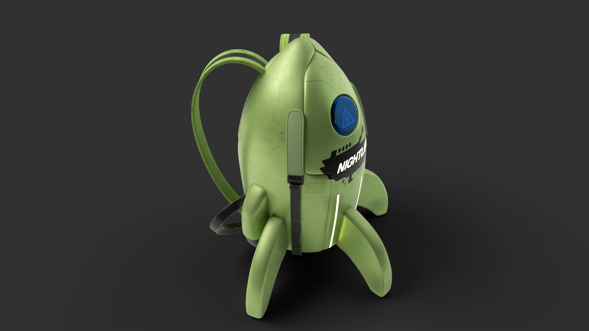 Futuristic Bag 3D model_8