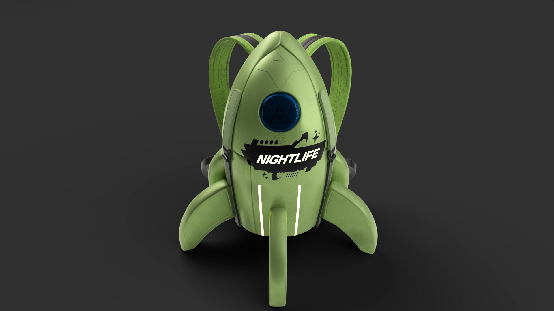 Futuristic Bag 3D model_4