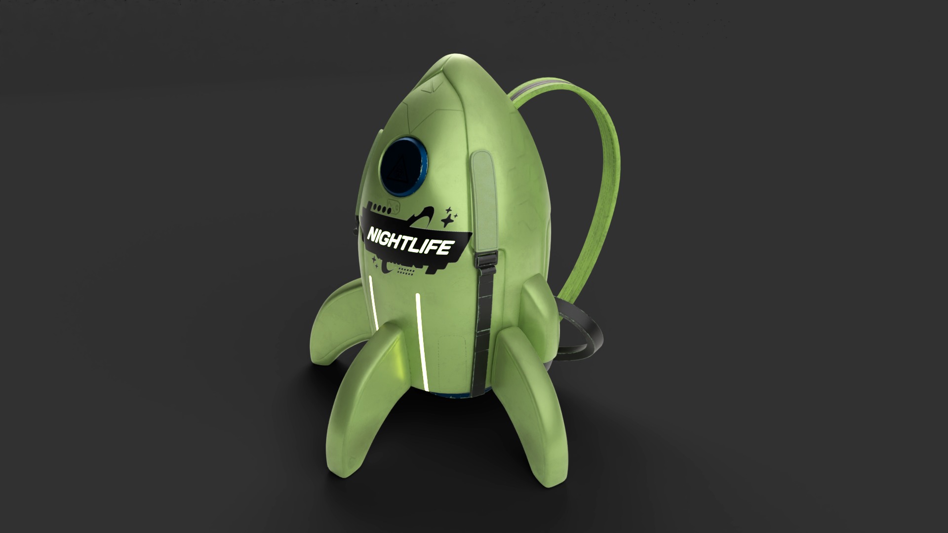 Futuristic Bag 3D model_7