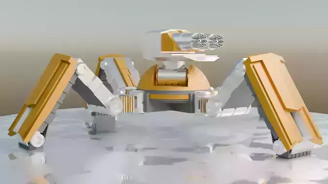 Mechanical War Robot 3D model