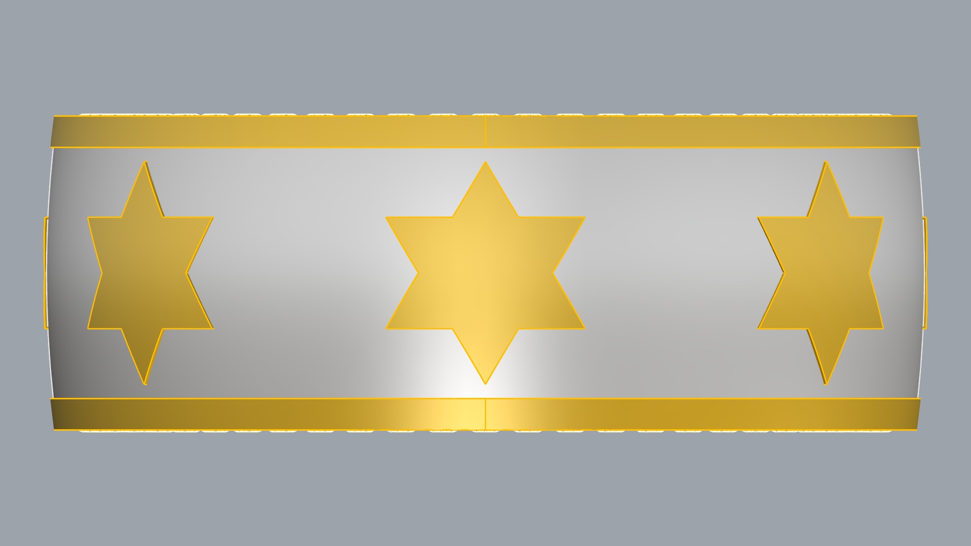 Star of David Enamel Ring JDBCo 3D print model_13