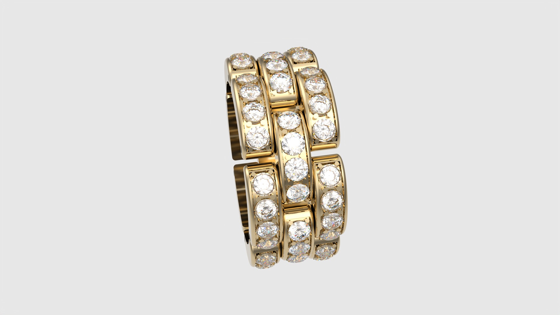 Flexible Chain Links Distinct Wedding Ring JDBCo 3D print model_20