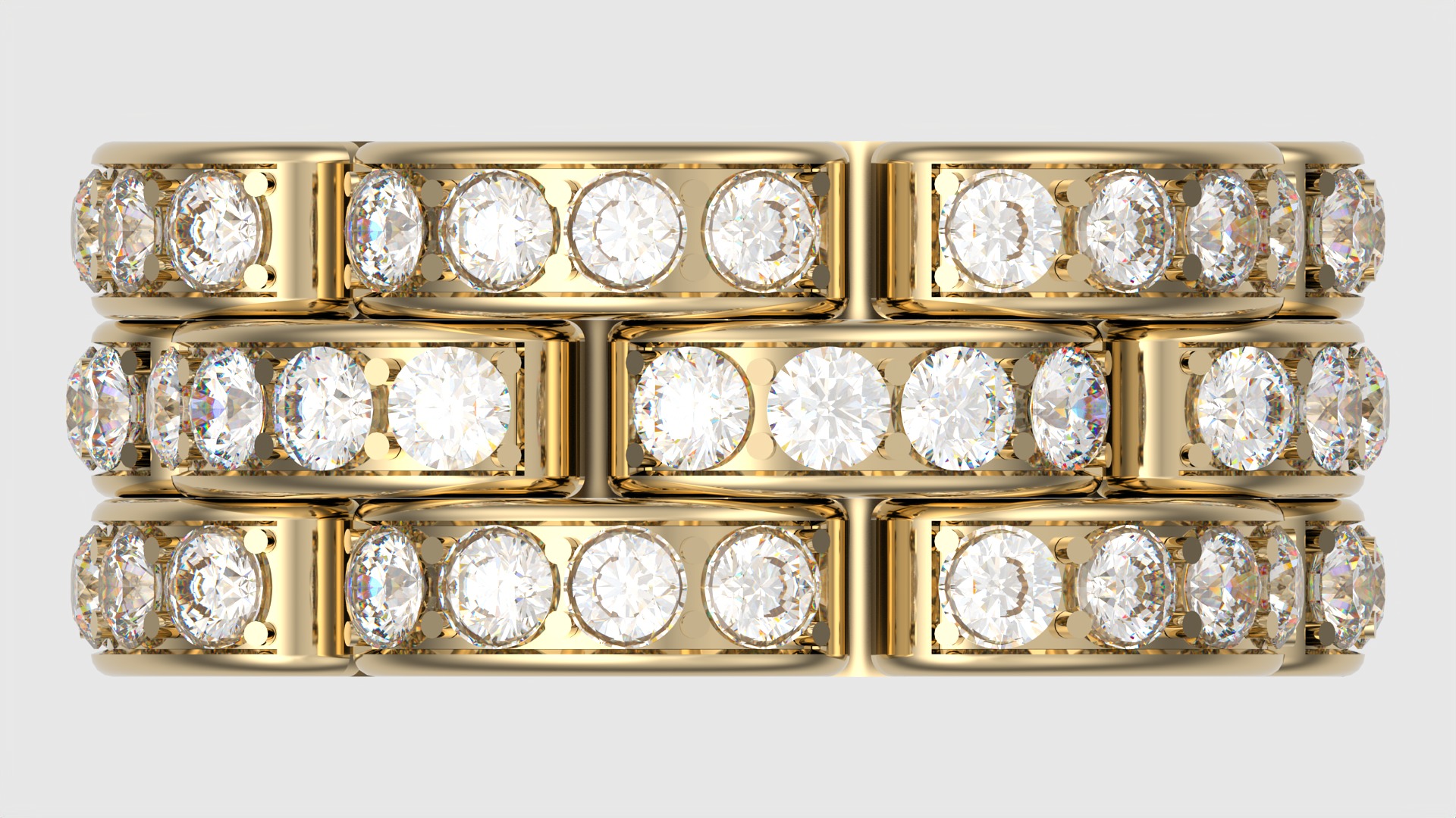 Flexible Chain Links Distinct Wedding Ring JDBCo 3D print model_6