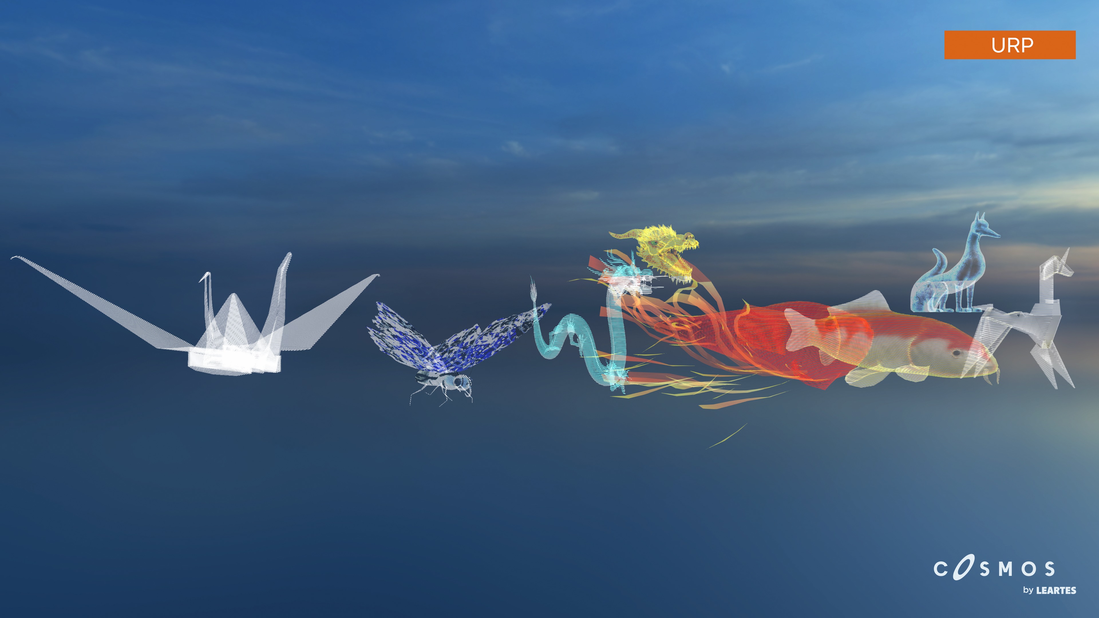 Cyberpunk Japan Holograms Neon Set of 51 Holograms Low-poly 3D model_10