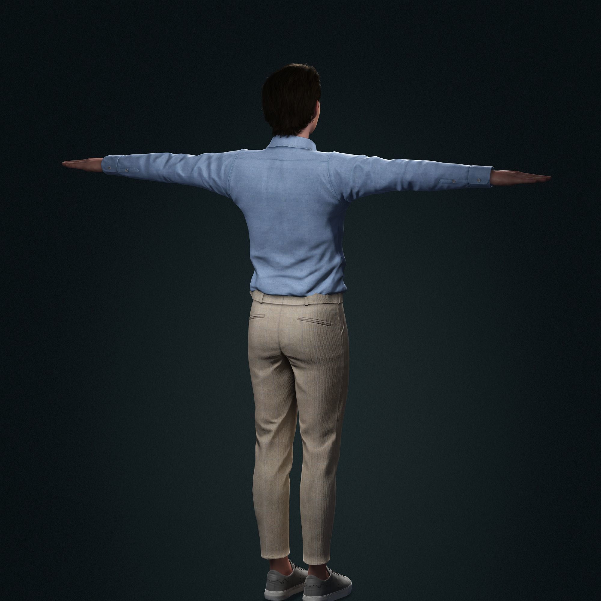 Tom Holland Character 3D Model Low-poly 3D model_10