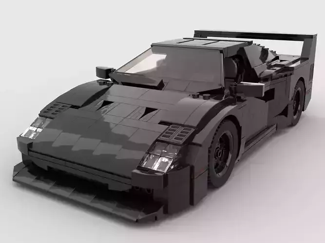 LEGO TOY sports car racing car sedan car 3D model