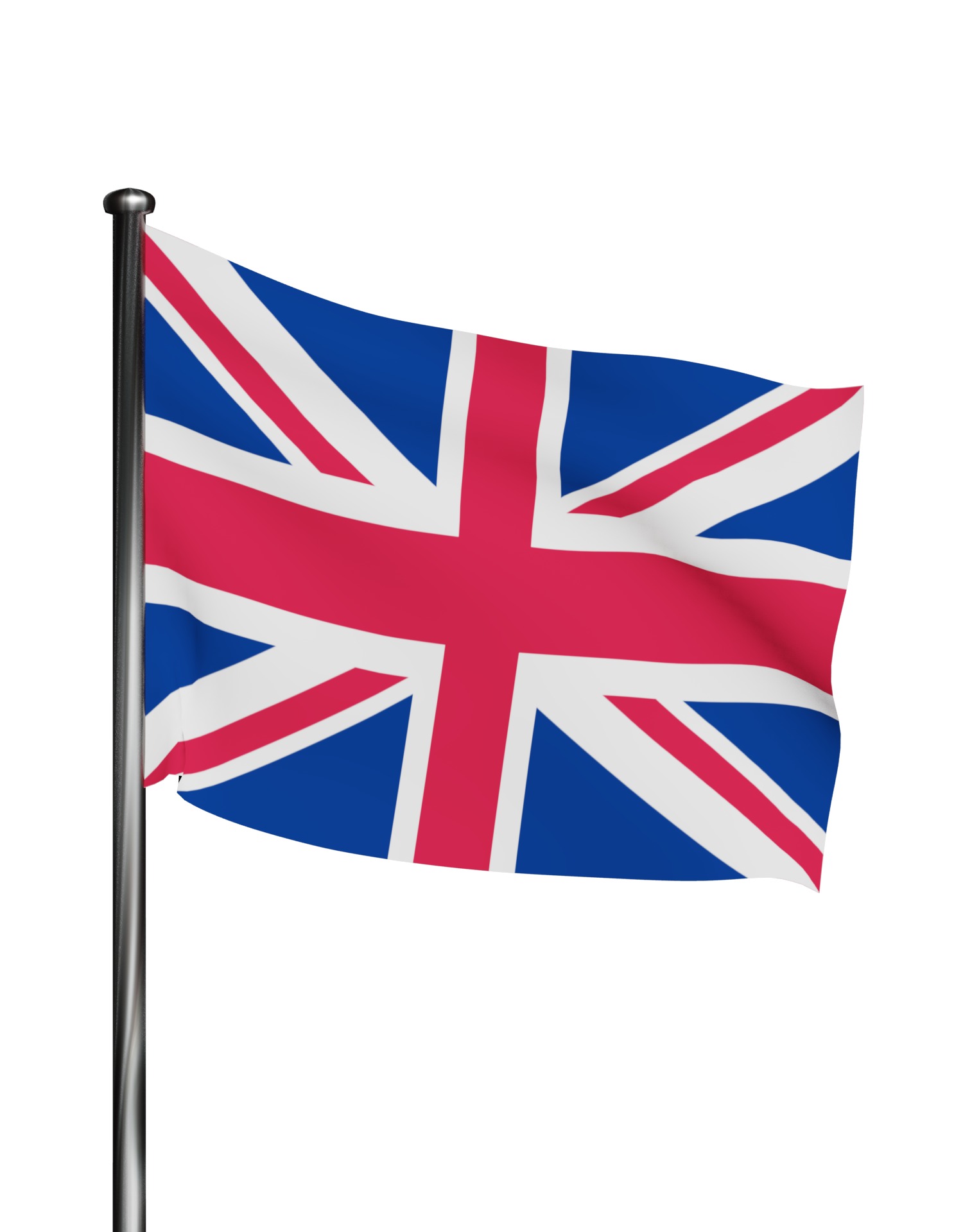 United Kingdom flag UK 3D model_8