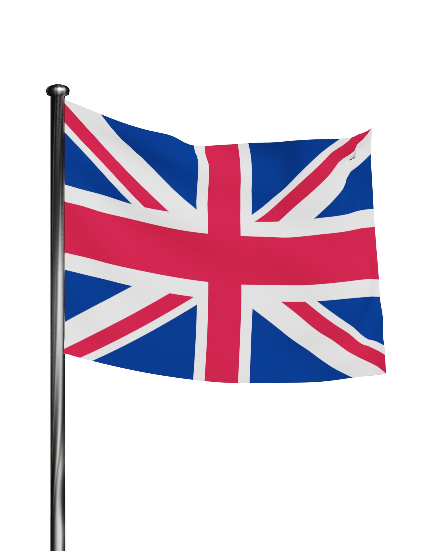 United Kingdom flag UK 3D model_20