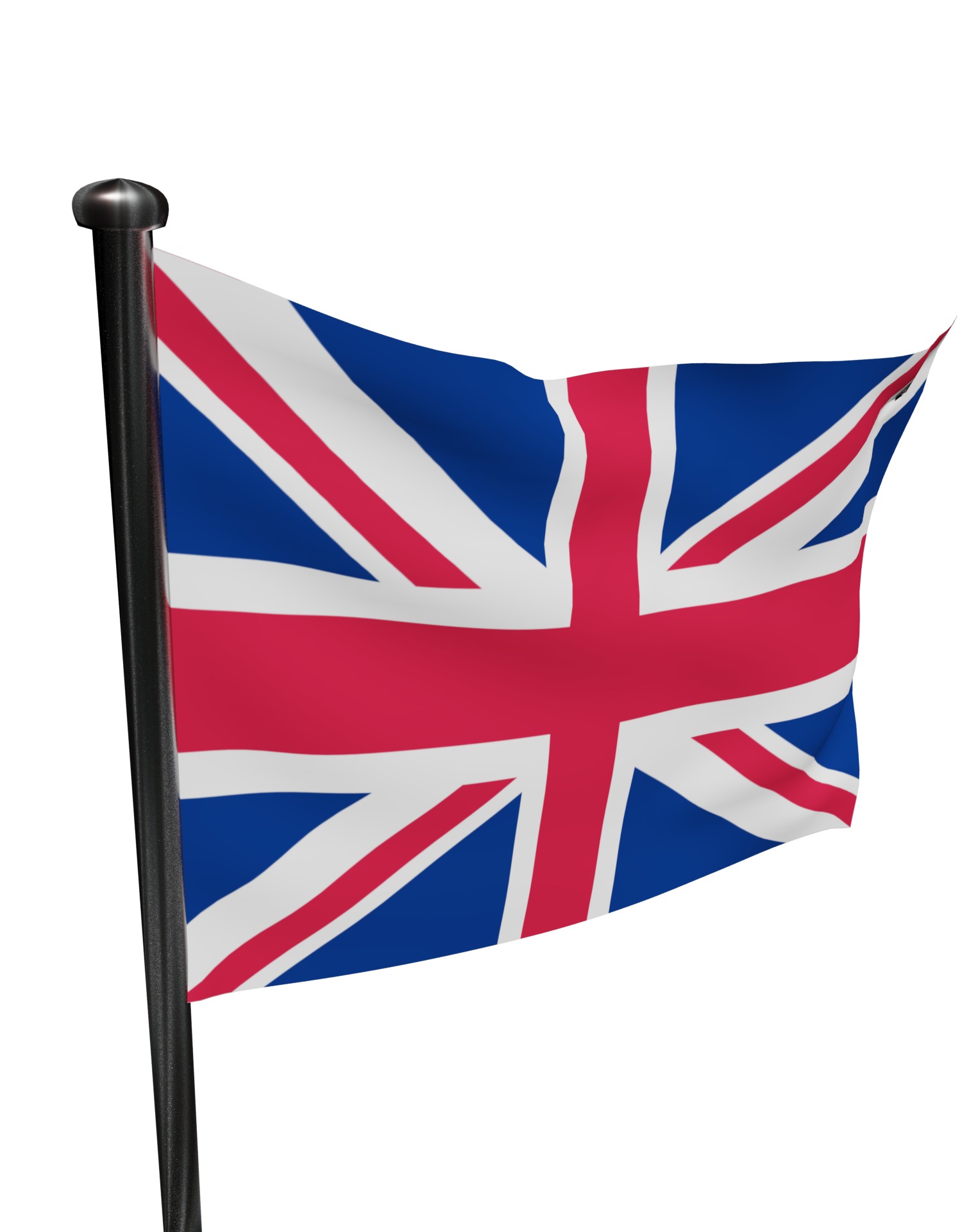 United Kingdom flag UK 3D model_22