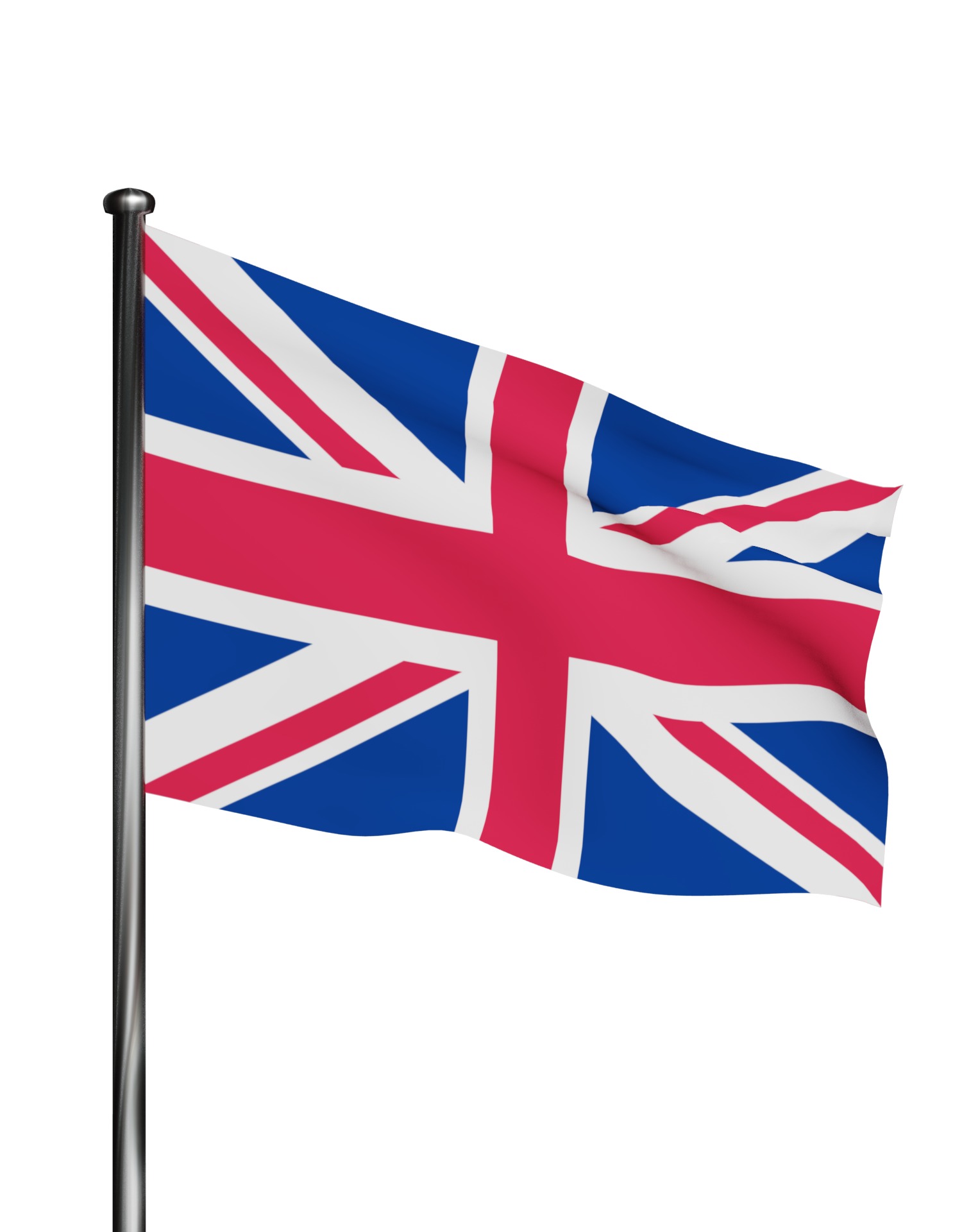 United Kingdom flag UK 3D model_10