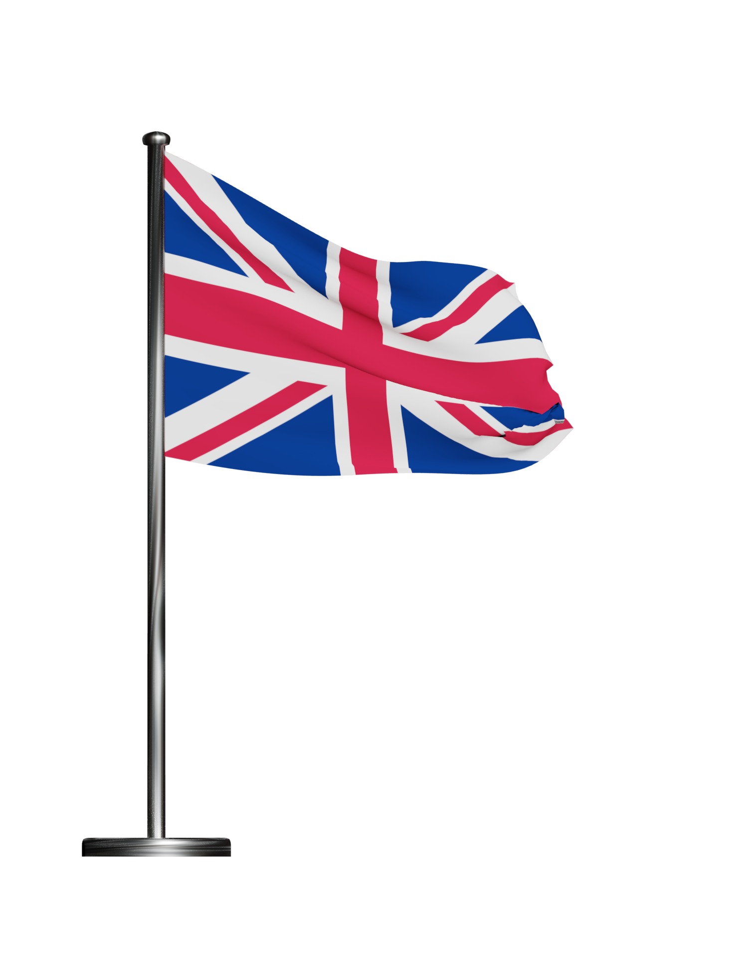 United Kingdom flag UK 3D model_23