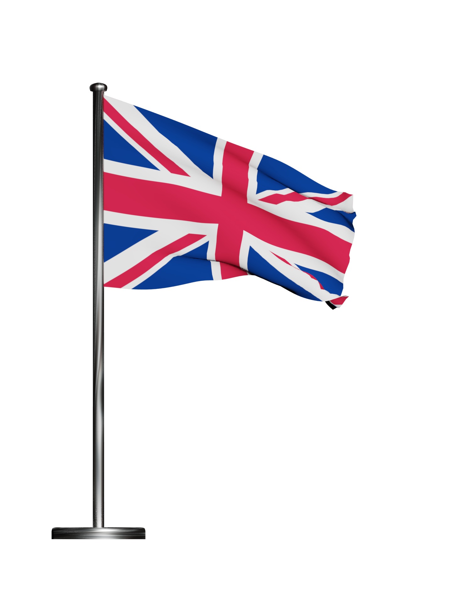 United Kingdom flag UK 3D model_19