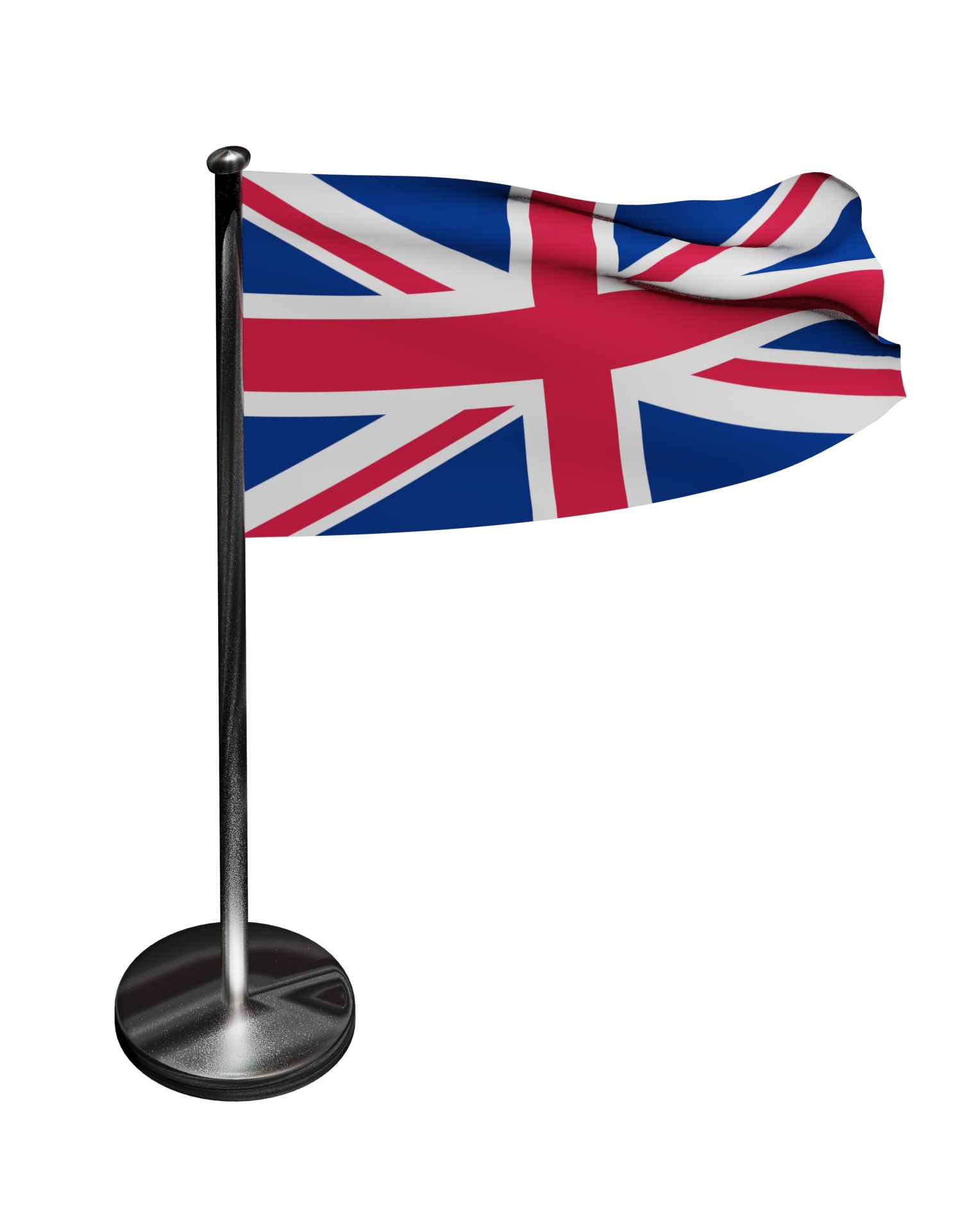 United Kingdom flag UK 3D model_27